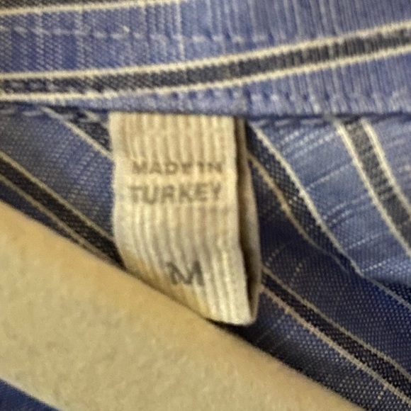 Ermenegildo Zegna mens button down long sleeve shirt - Picture 3 of 5